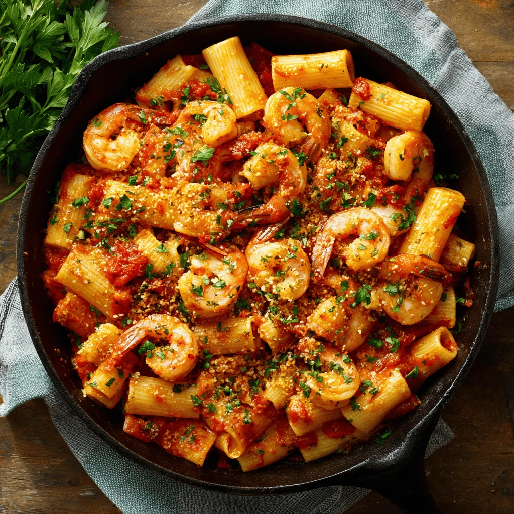 One-Pan Shrimp Rigatoni Pasta Meals: Effortless Elegance on Your Table ...