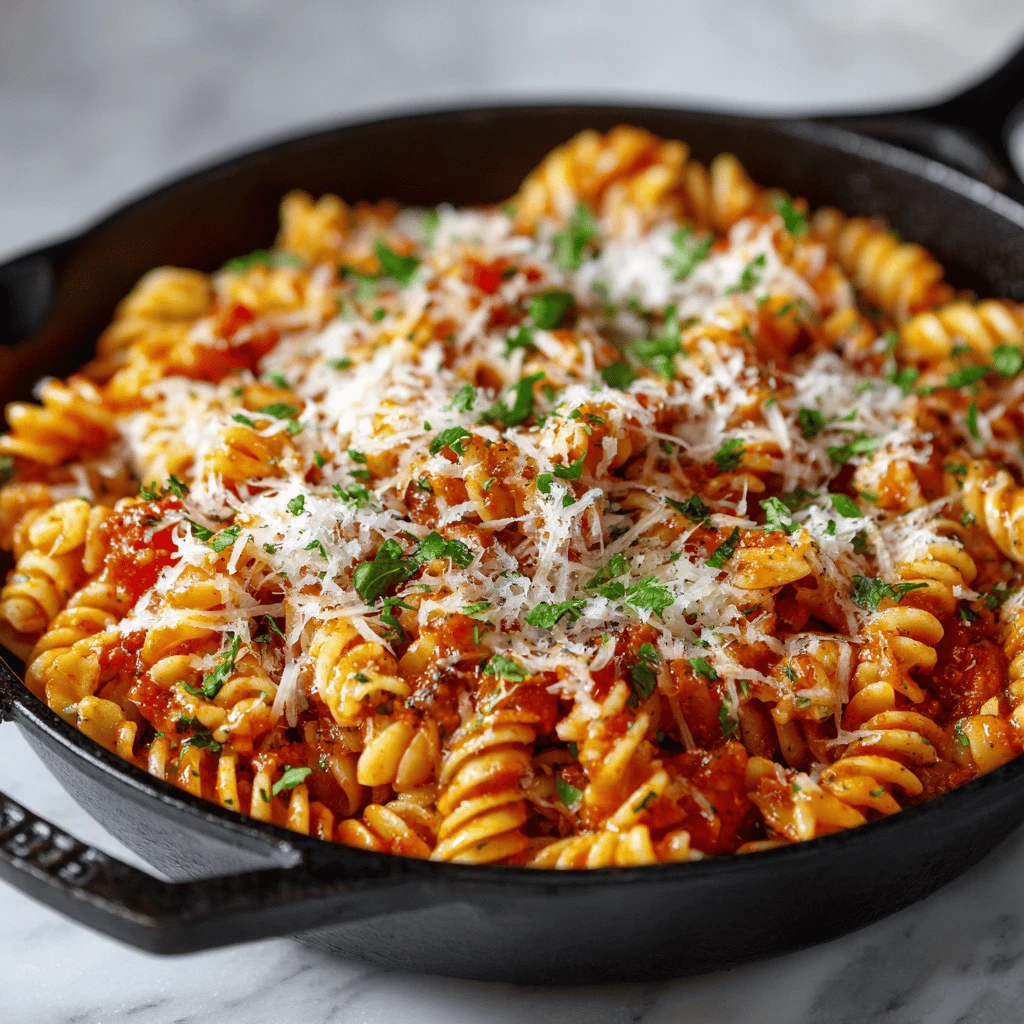 Simple Rotini Pasta Easy Marinara Rotini Pasta Recipes – dishbyamanda.com