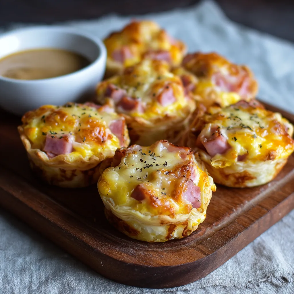 Ham & Cheese Breakfast Bites