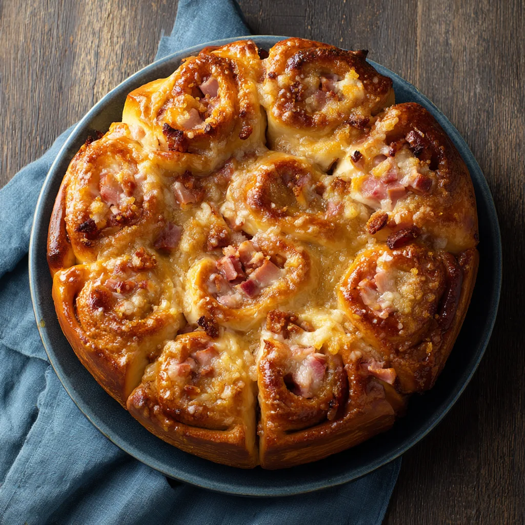 Brown Sugar Ham Rolls