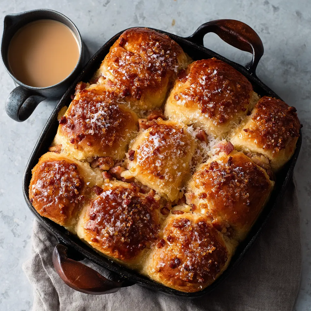 Brown Sugar Ham Rolls