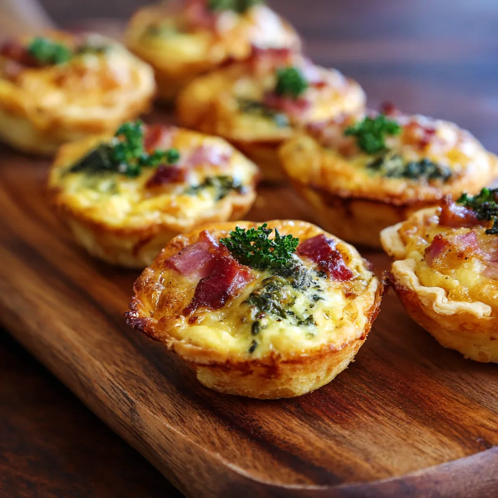 Honey Ham Mini Quiches