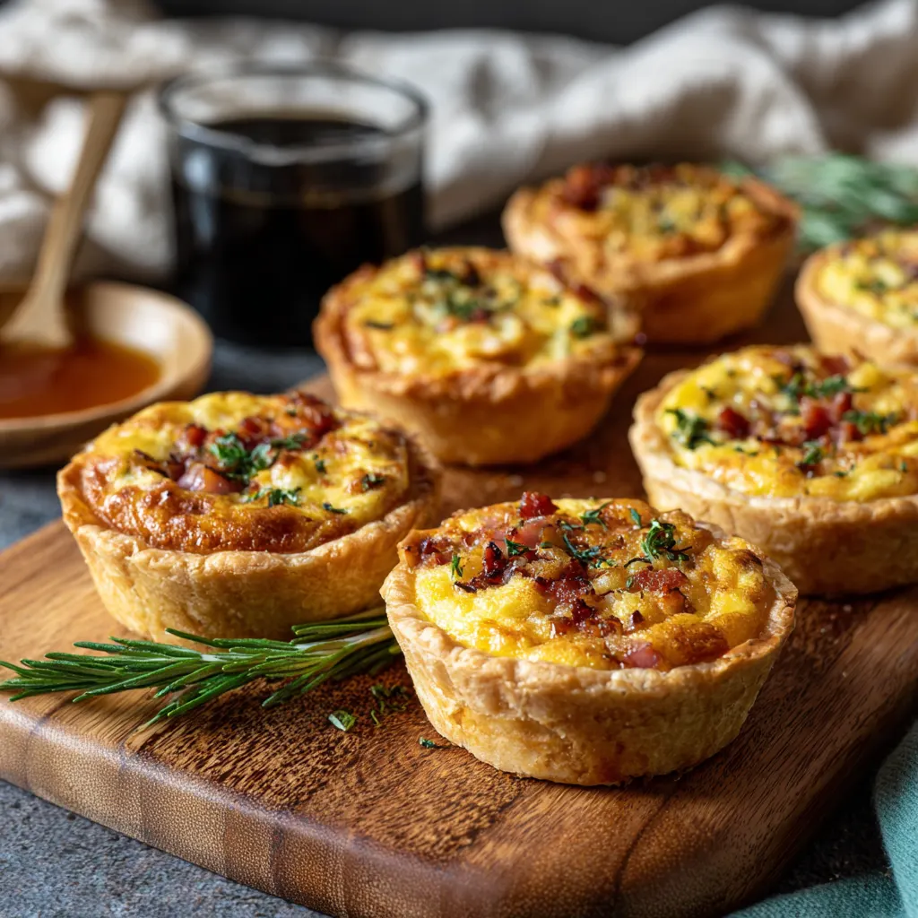 Honey Ham Mini Quiches