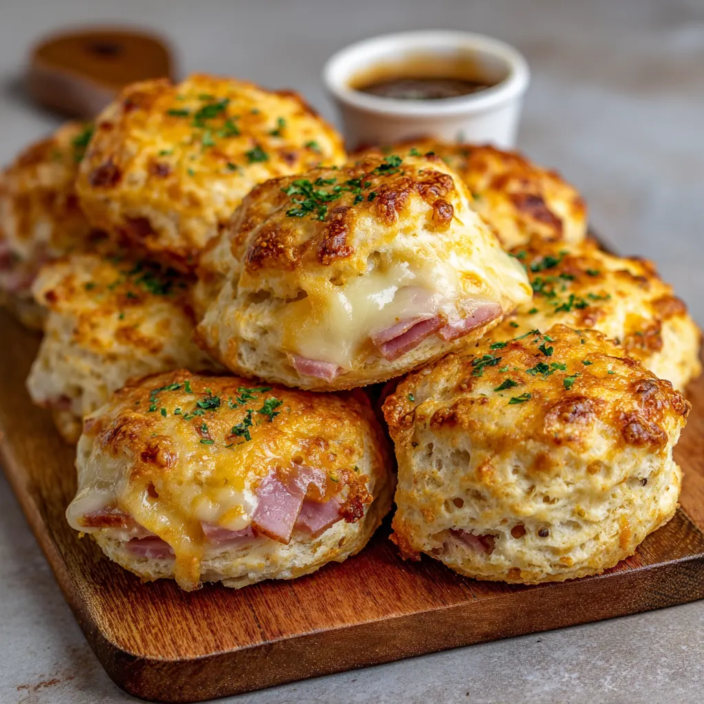 Ham & Cheese Biscuits
