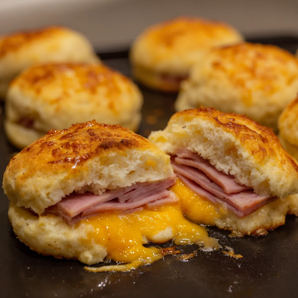 Ham & Cheese Biscuits