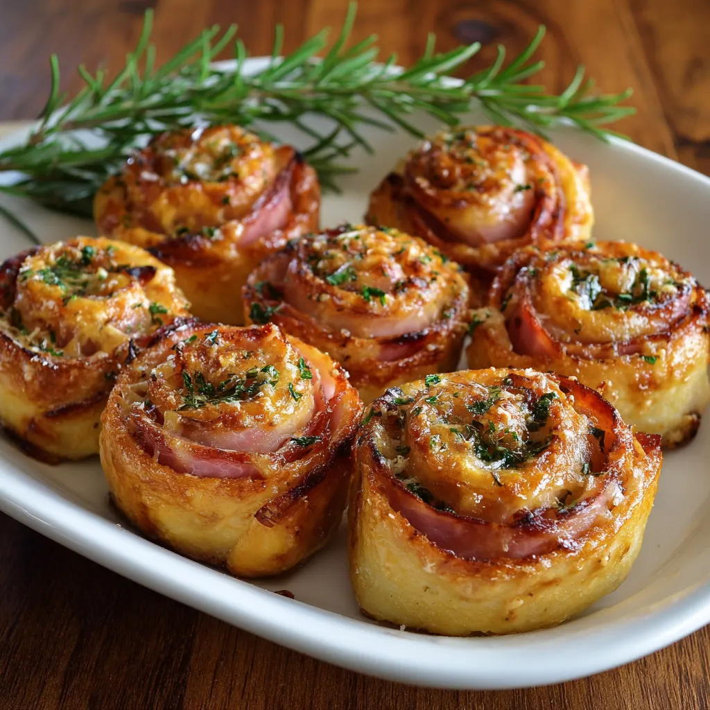 Brown Sugar Ham Pinwheels