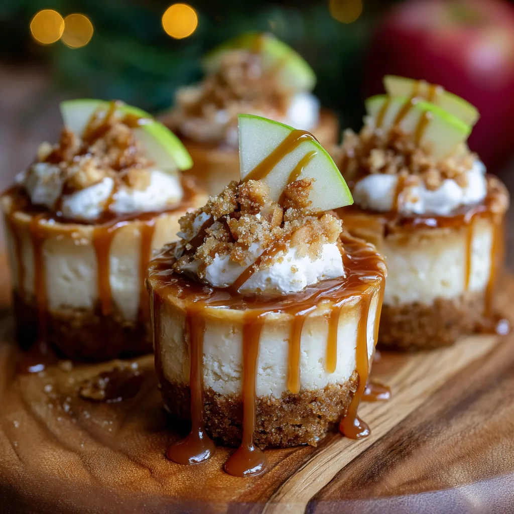 Caramel Apple Cheesecake Cups
