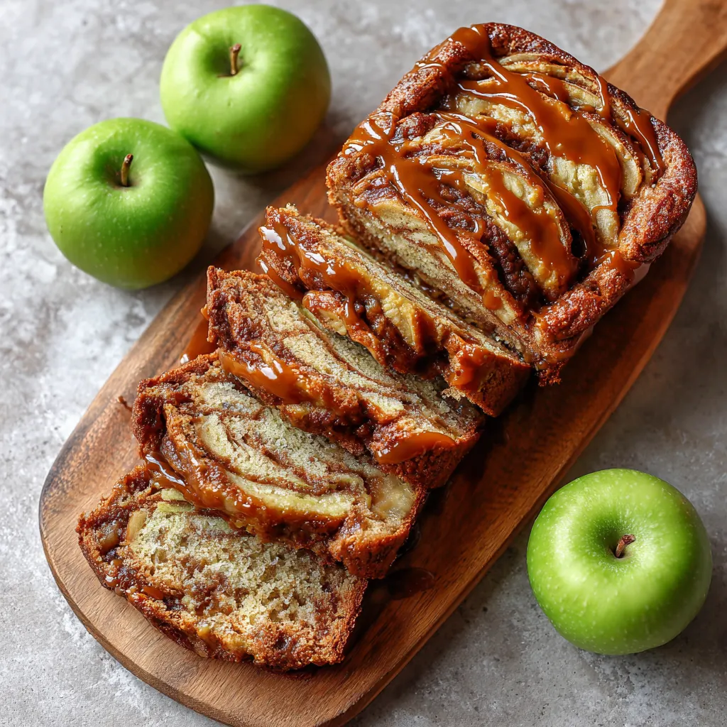 Caramel Apple Cinnamon Bread