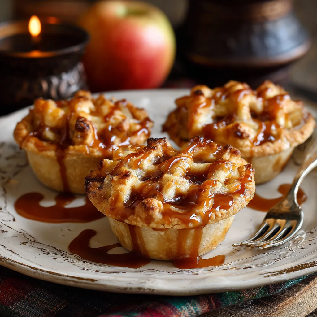 Caramel Apple Mini Pies