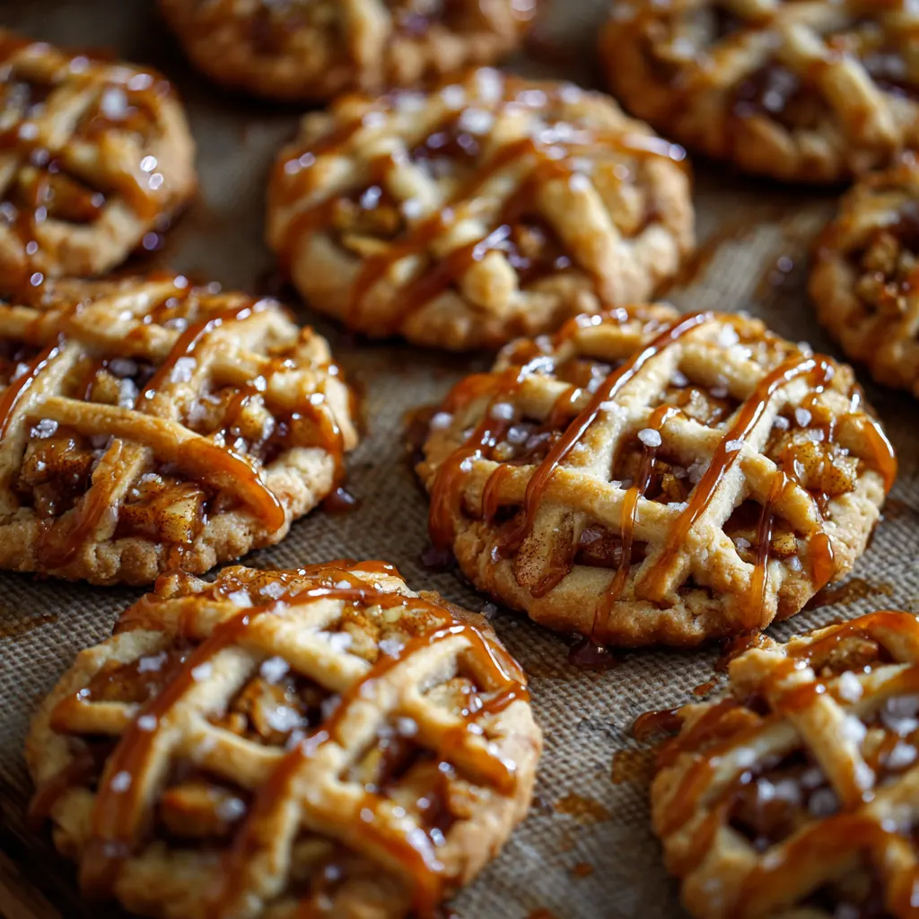 Caramel Apple Pie Cookies