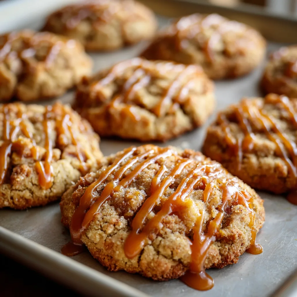 Caramel Apple Pie Cookies