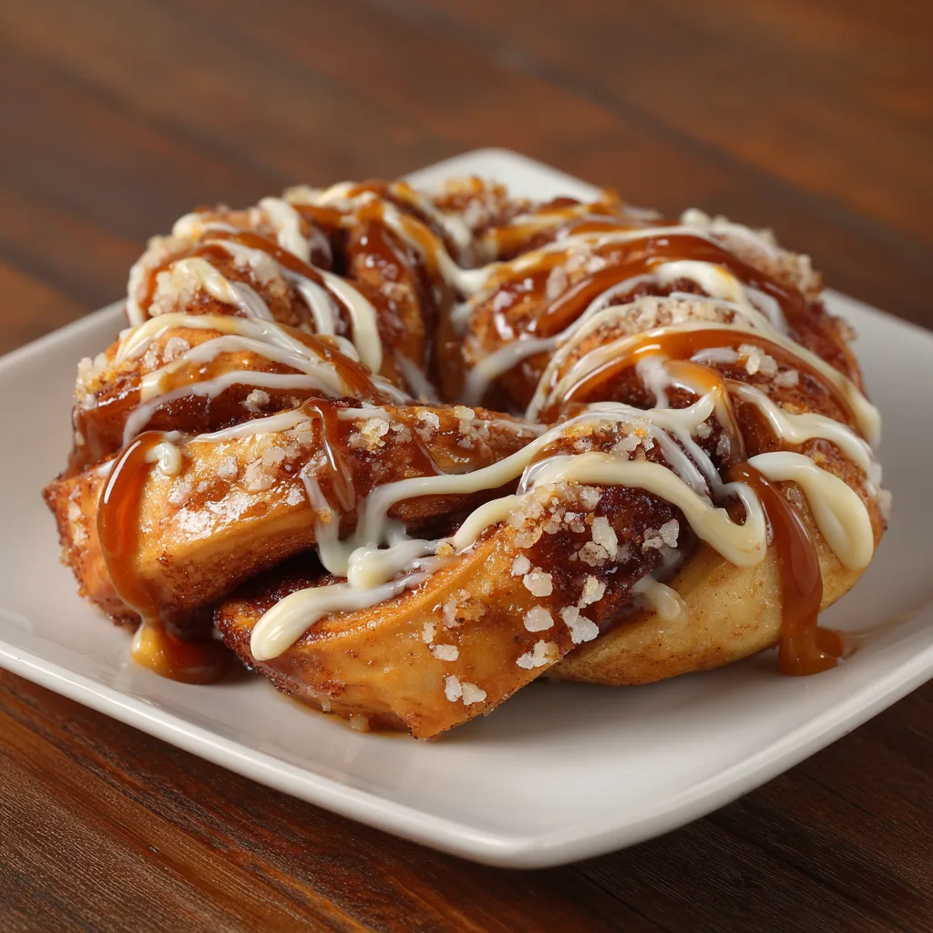 Caramel Cinnamon Roll Twist