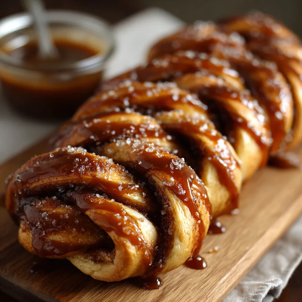 Caramel Cinnamon Roll Twist
