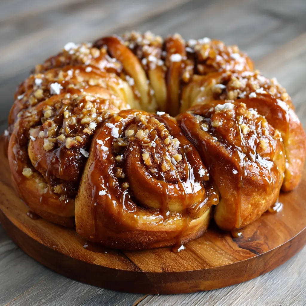 Caramel Cinnamon Roll Twist