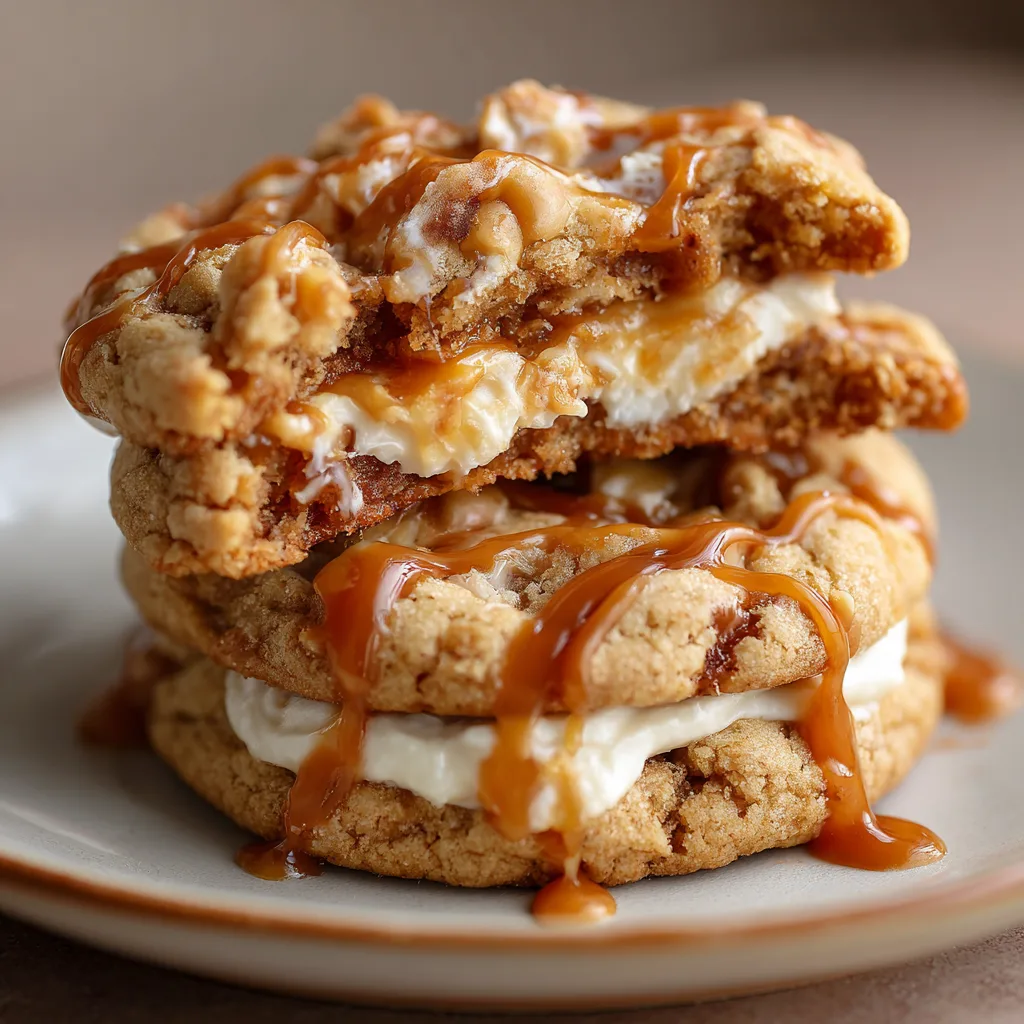 Caramel Stuffed Cookies