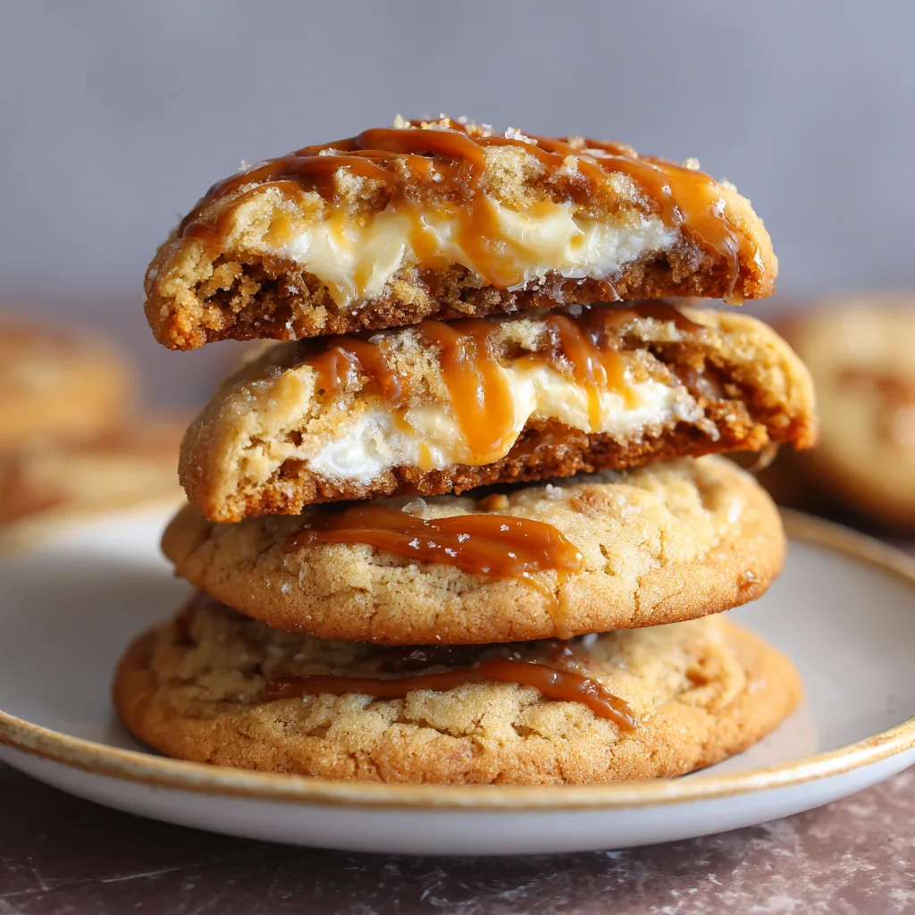 Caramel Stuffed Cookies