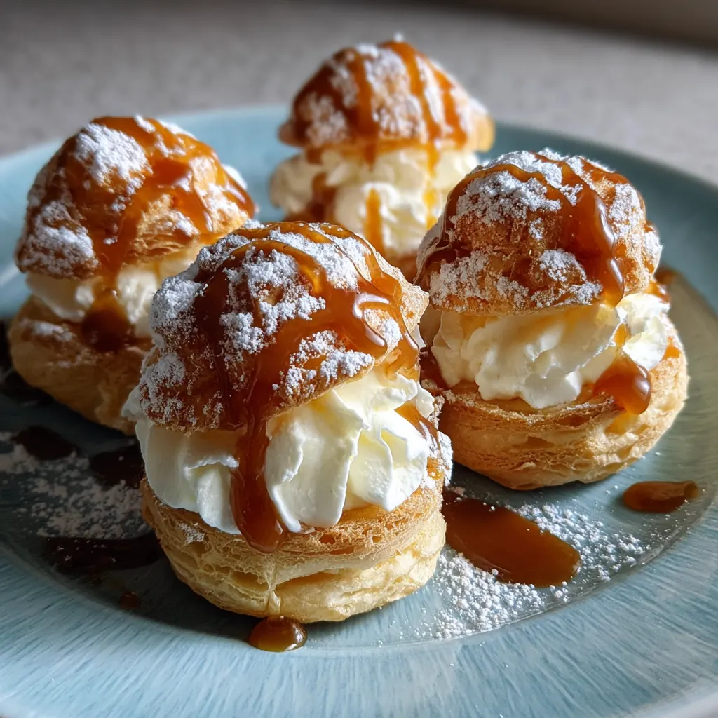 Caramel Puff Pastry Bites