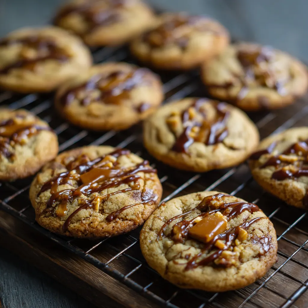 Caramel Toffee Cookies
