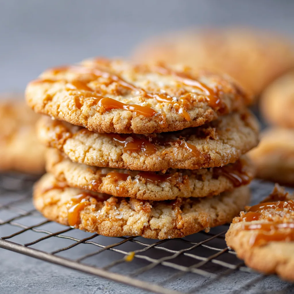 Caramel Toffee Cookies