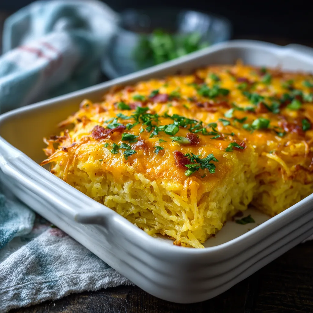 Cheesy Hashbrown Breakfast Bake