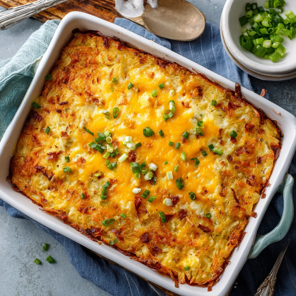 Cheesy Hashbrown Breakfast Bake
