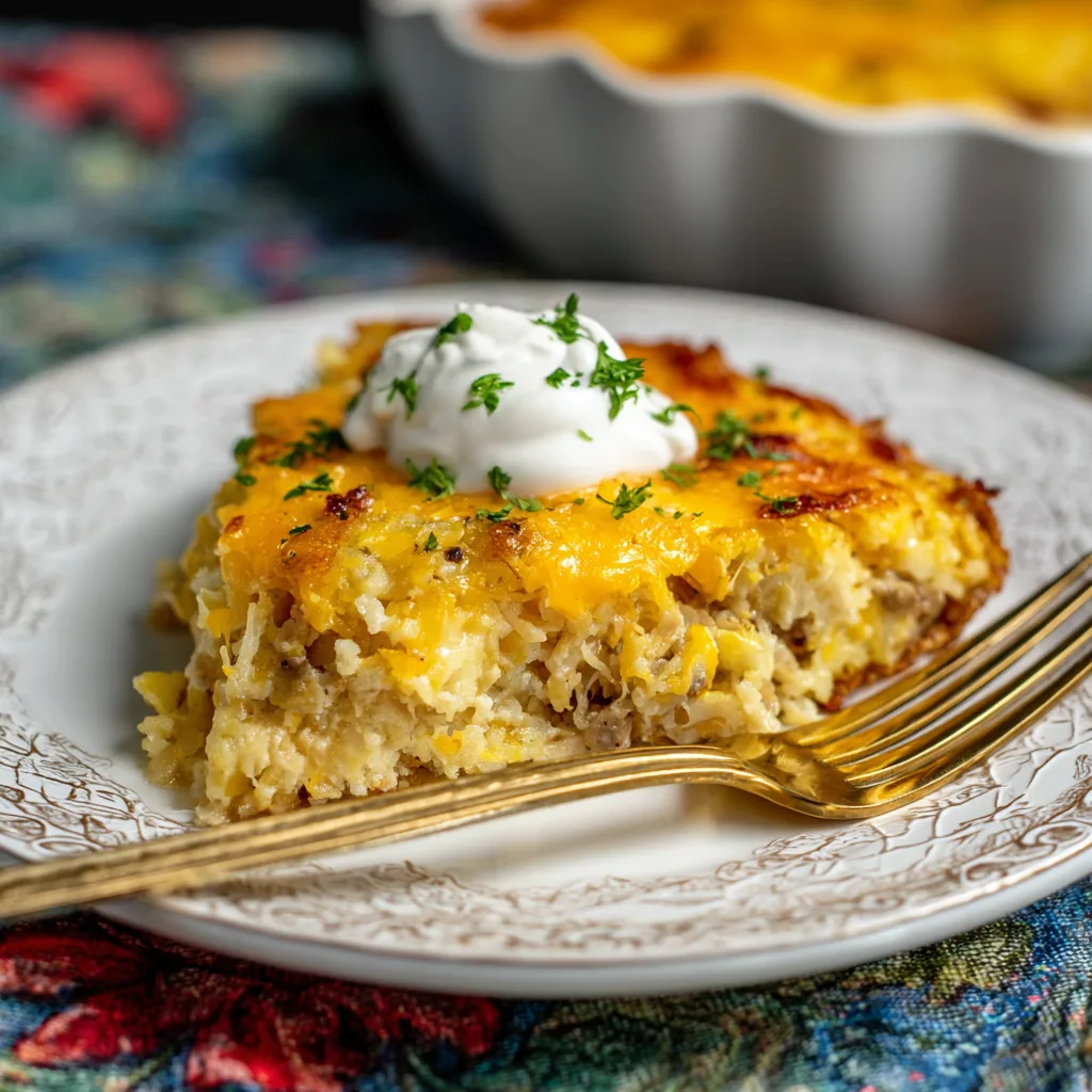 Cheesy Hashbrown Breakfast Bake