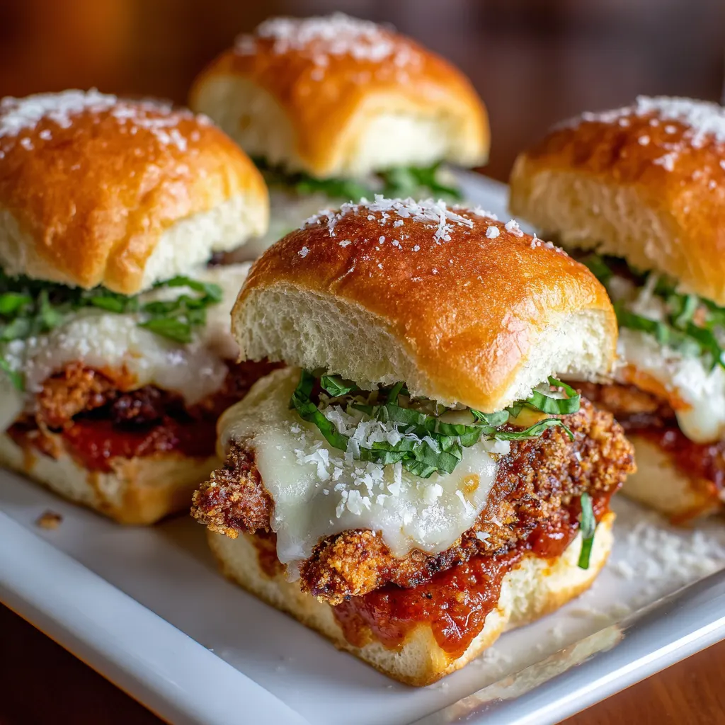 Chicken Parmesan Sliders