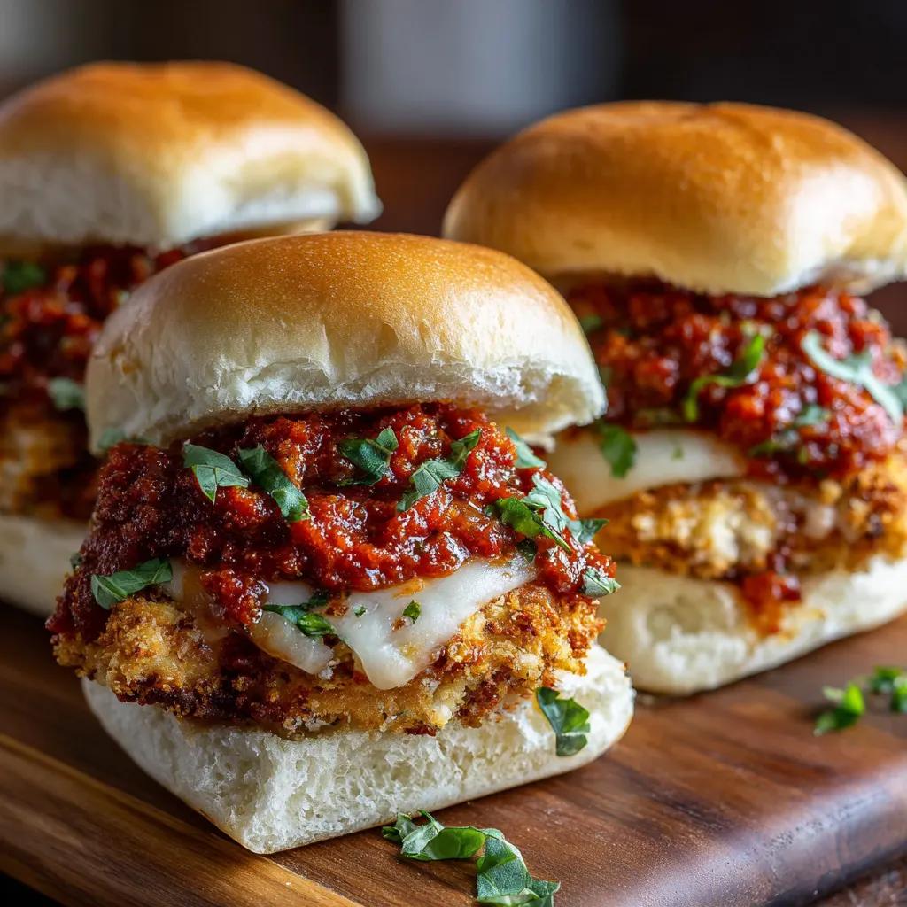 Chicken Parmesan Sliders