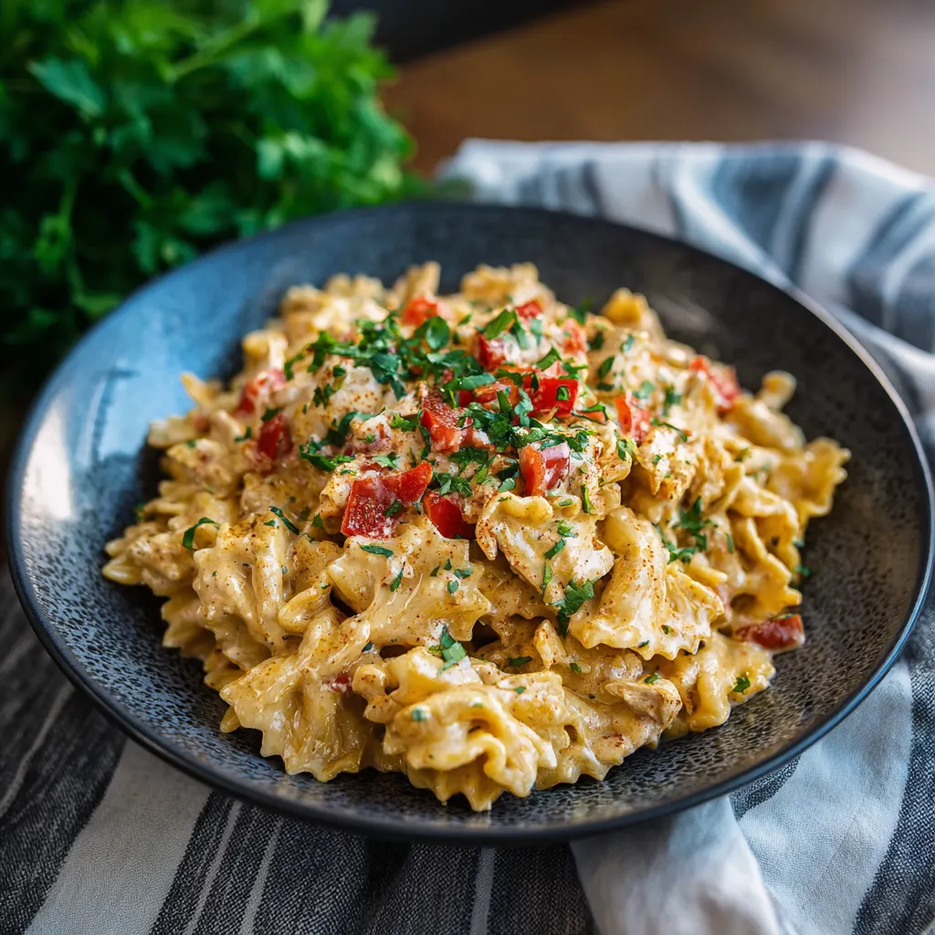 Chicken Queso Pasta