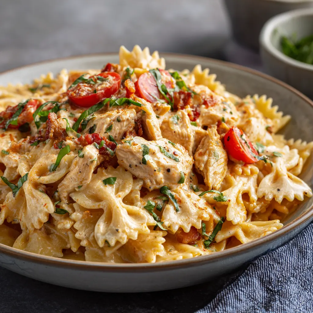 Chicken Queso Pasta