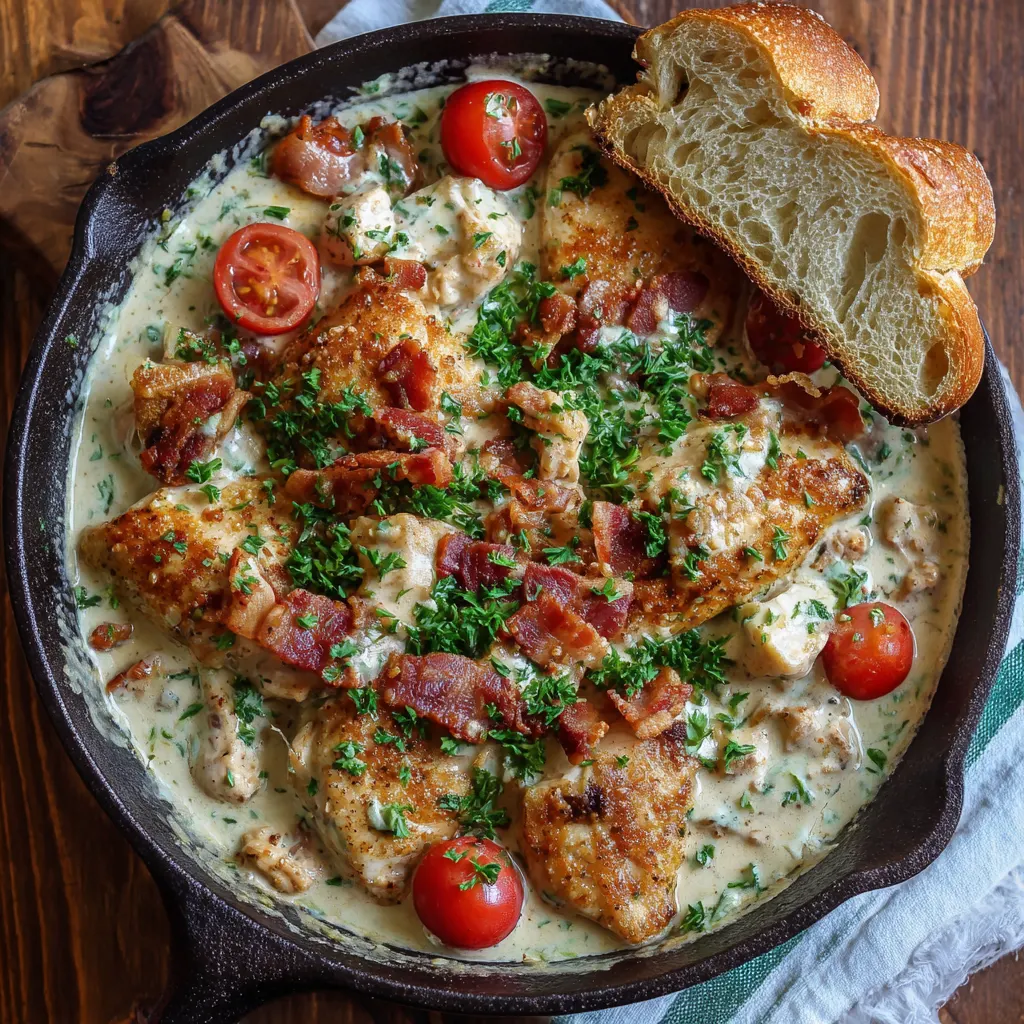 Creamy Ranch Chicken Skillet