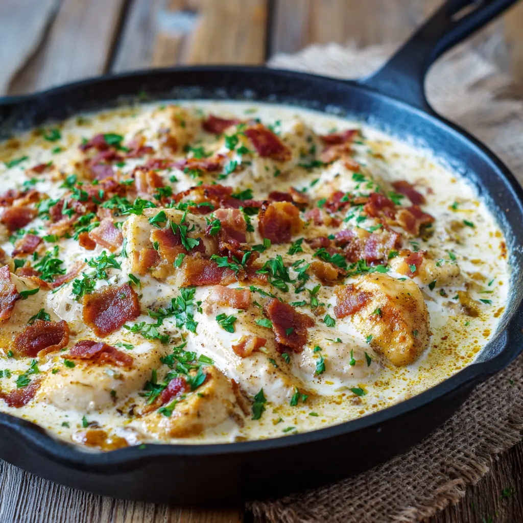 Creamy Ranch Chicken Skillet