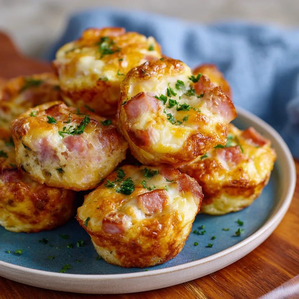 Ham & Cheese Breakfast Bites