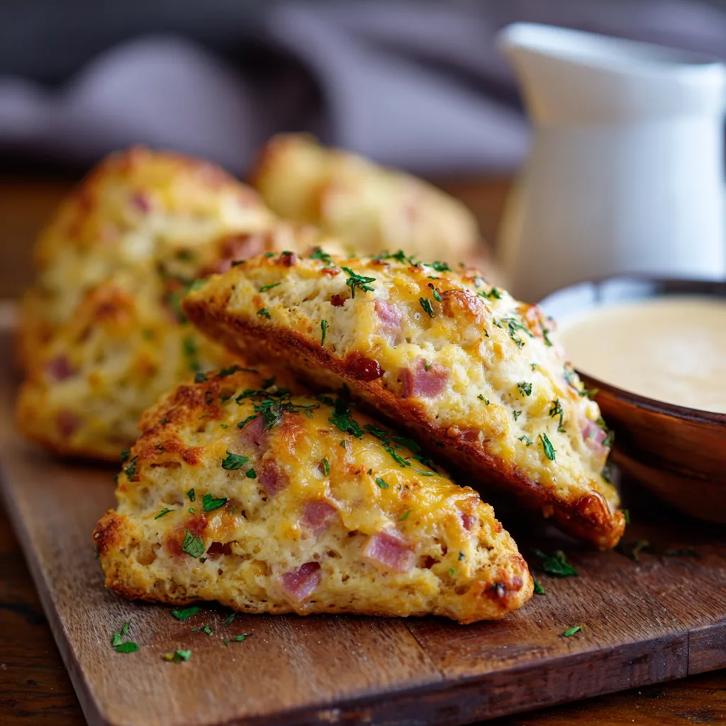 Ham & Cheese Scones