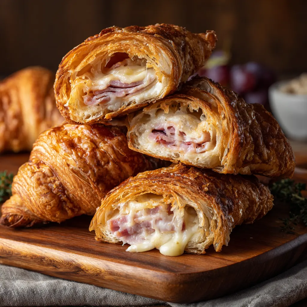 Ham & Cheese Croissants