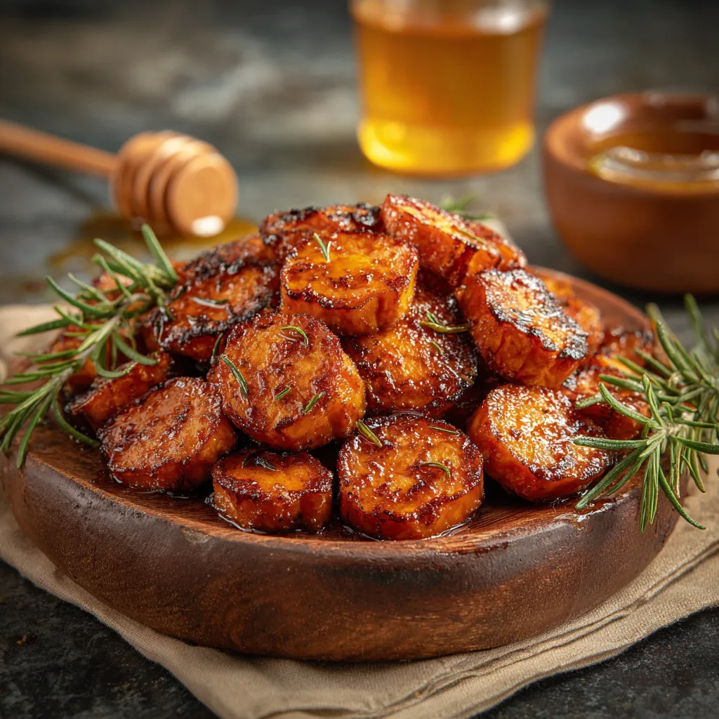 Honey Cinnamon Sweet Potato Bites