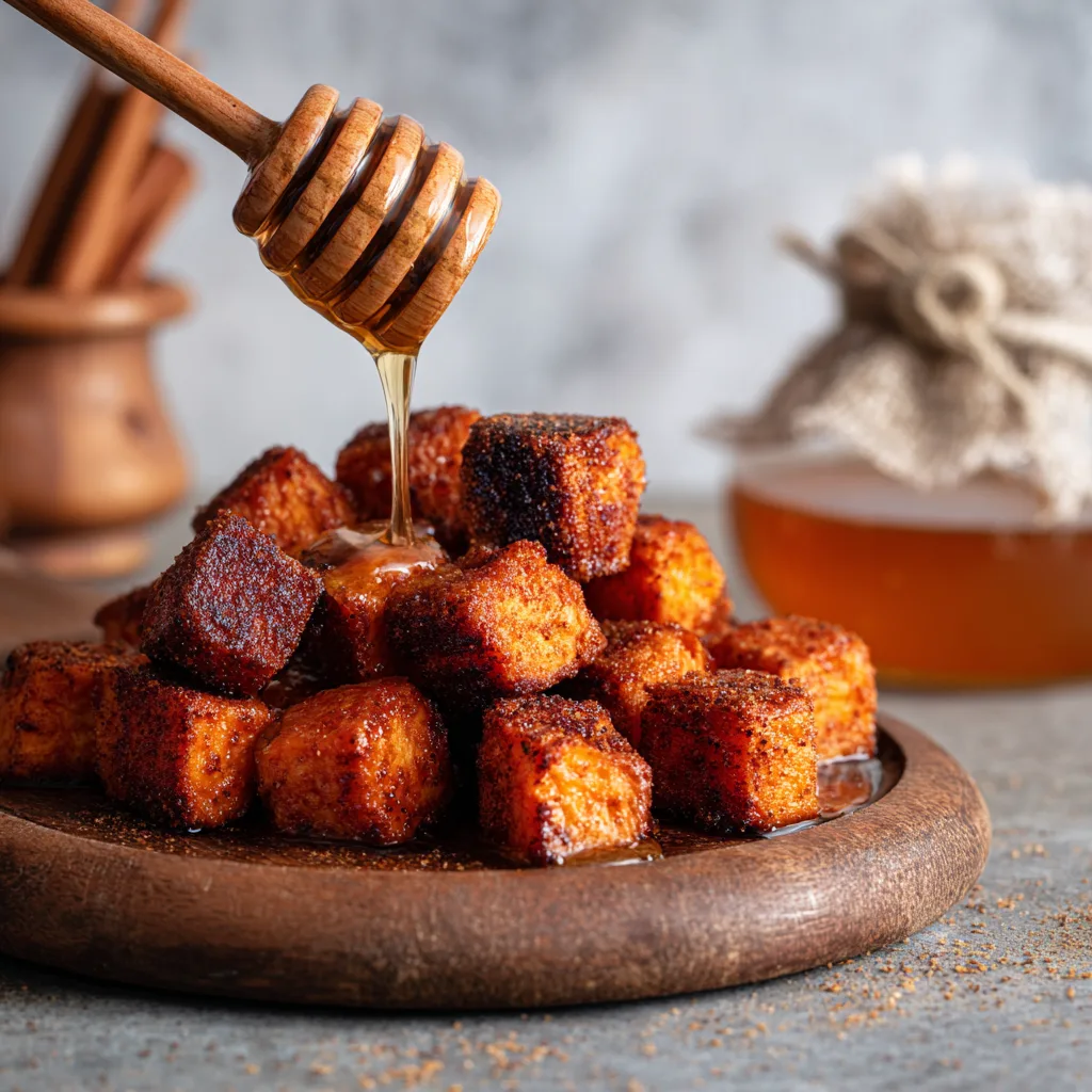 Honey Cinnamon Sweet Potato Bites