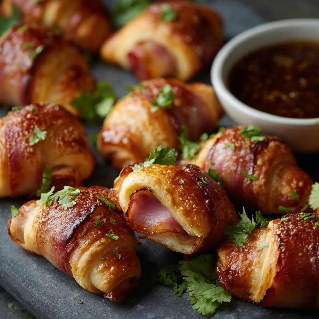Honey Ham Crescent Bites