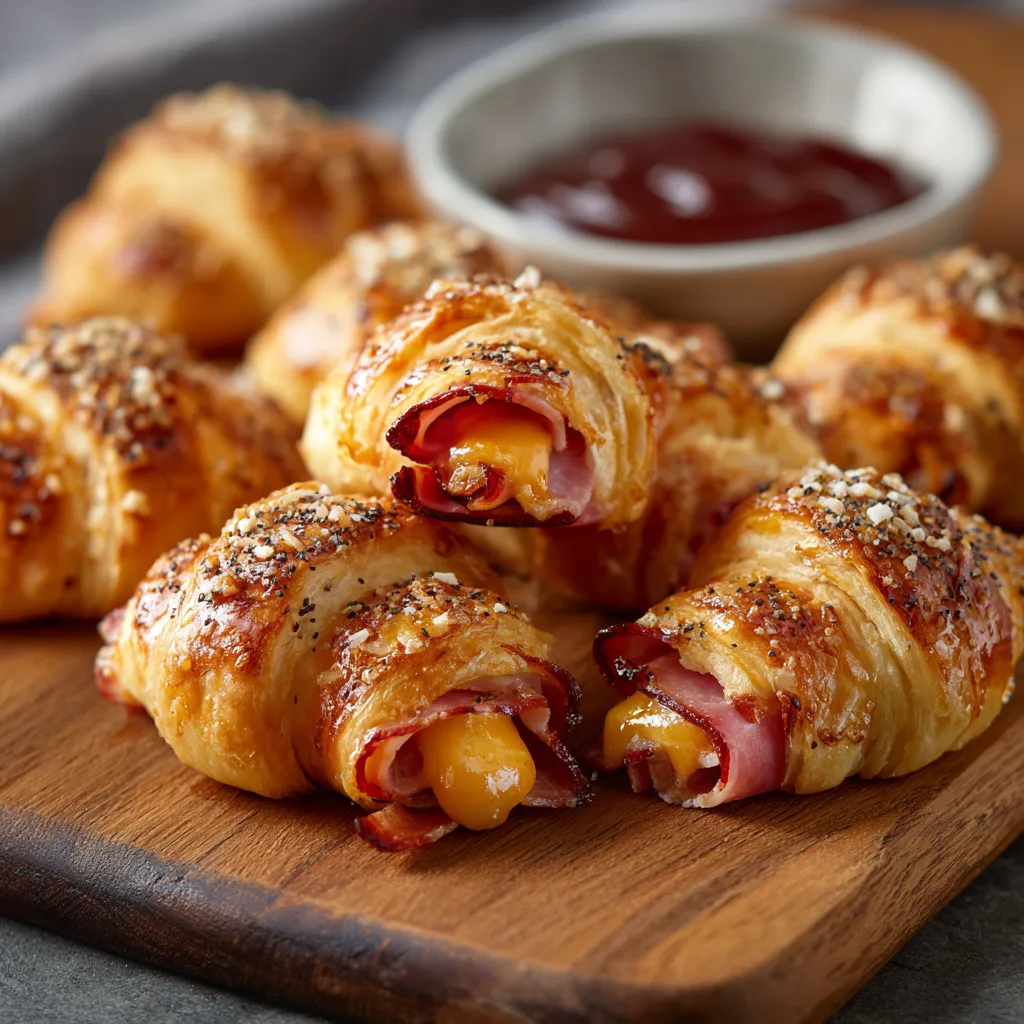 Honey Ham Crescent Bites