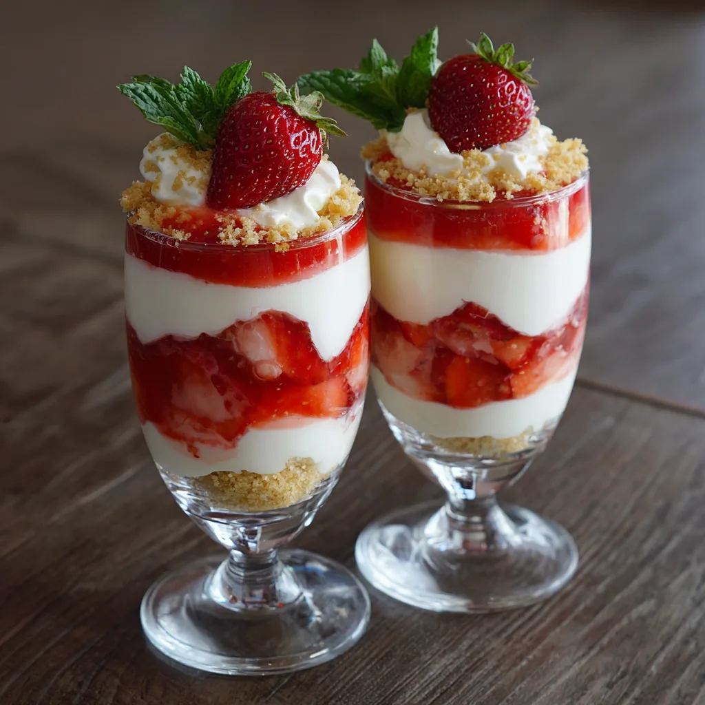 Strawberry Cheesecake Parfaits