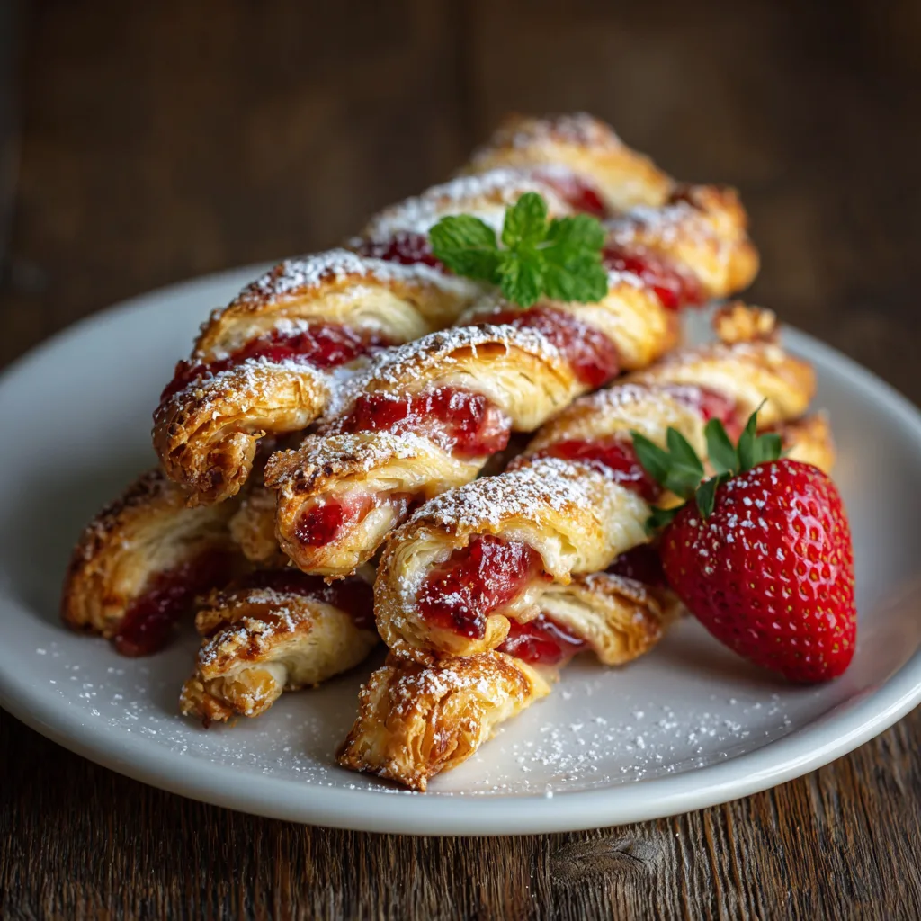 Strawberry Cheesecake Twists