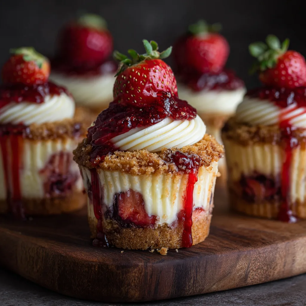Strawberry Cheesecake Cupcakes