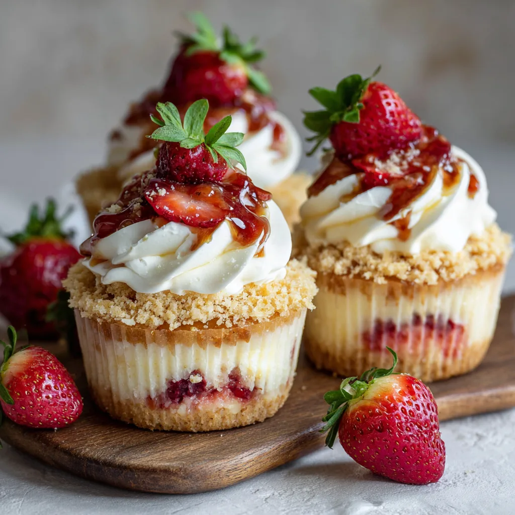 Strawberry Cheesecake Cupcakes