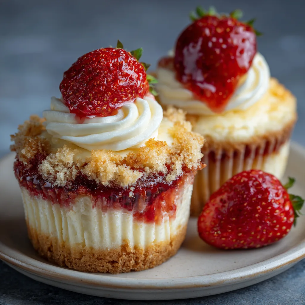 Strawberry Cheesecake Cupcakes