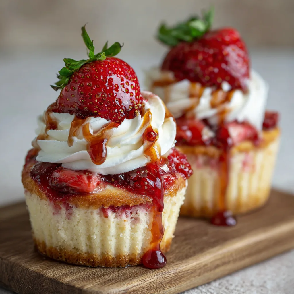 Strawberry Cheesecake Cupcakes