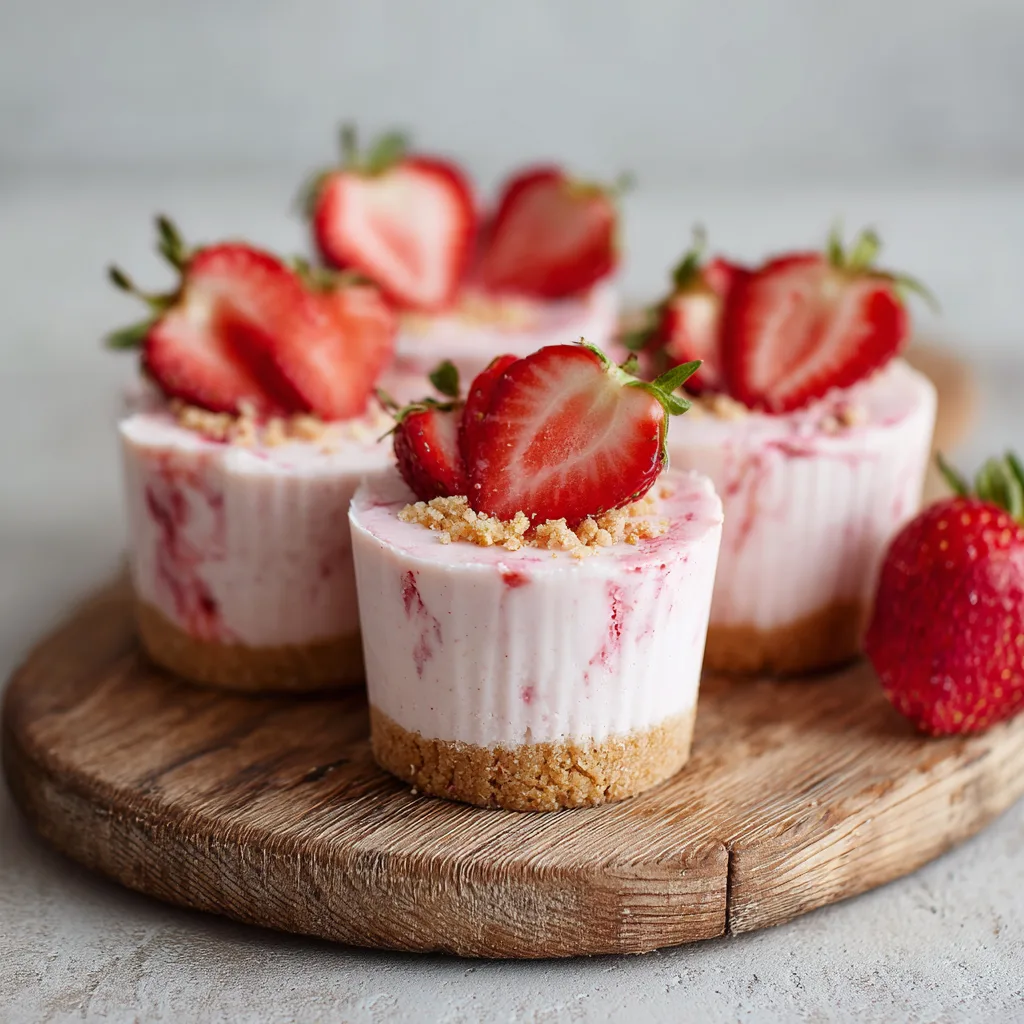 Strawberry Yogurt Cups