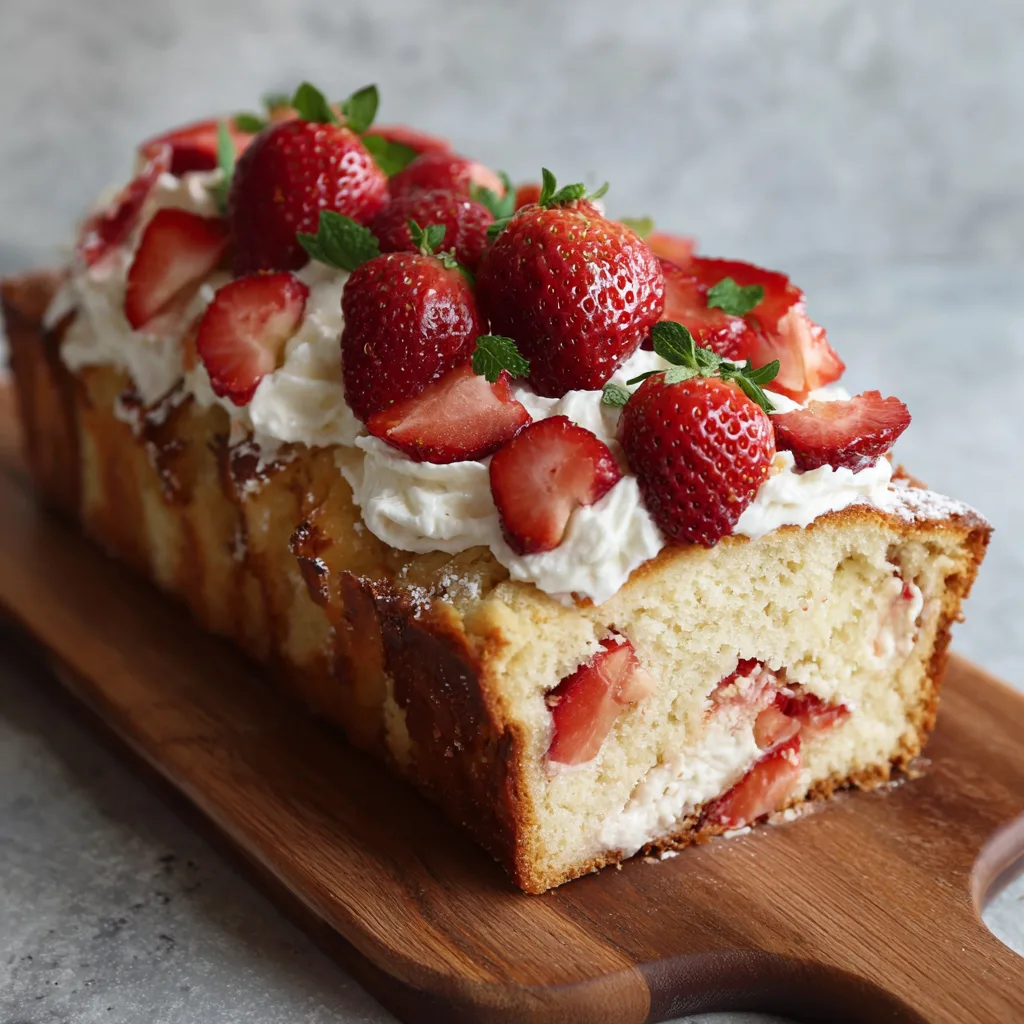Strawberry Shortcake Bread
