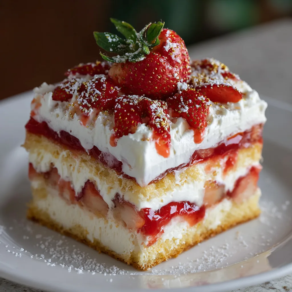 Strawberry Shortcake Dessert