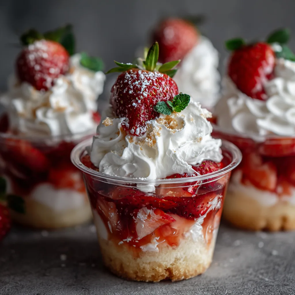 Strawberry Shortcake Cups