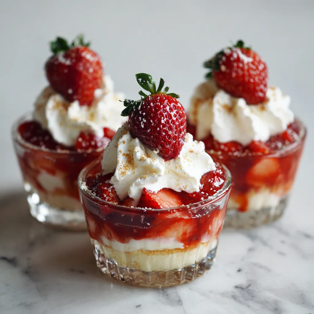 Strawberry Shortcake Cups